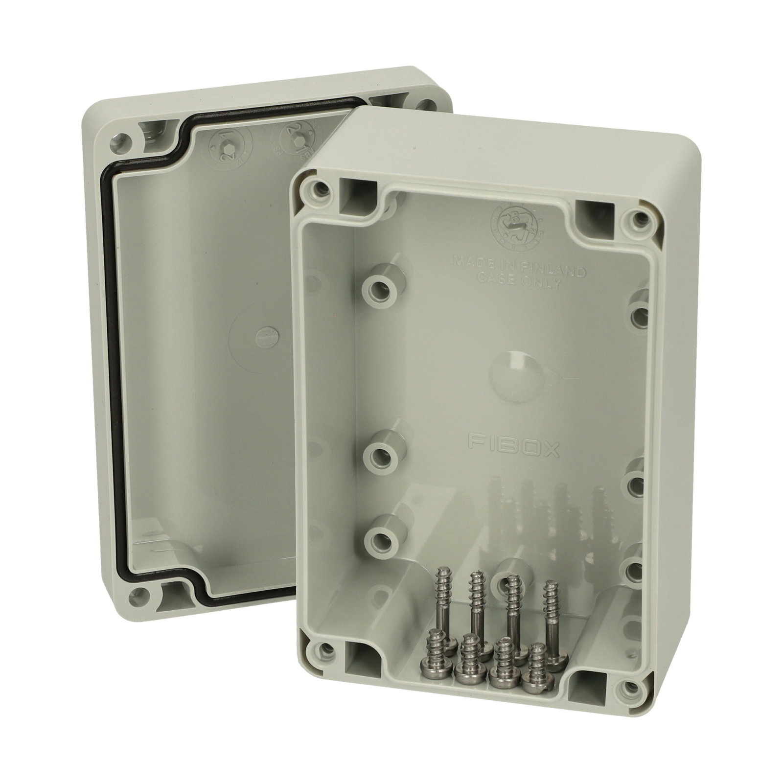 AB 081206 enclosure Enclosure, ABS Grey cover