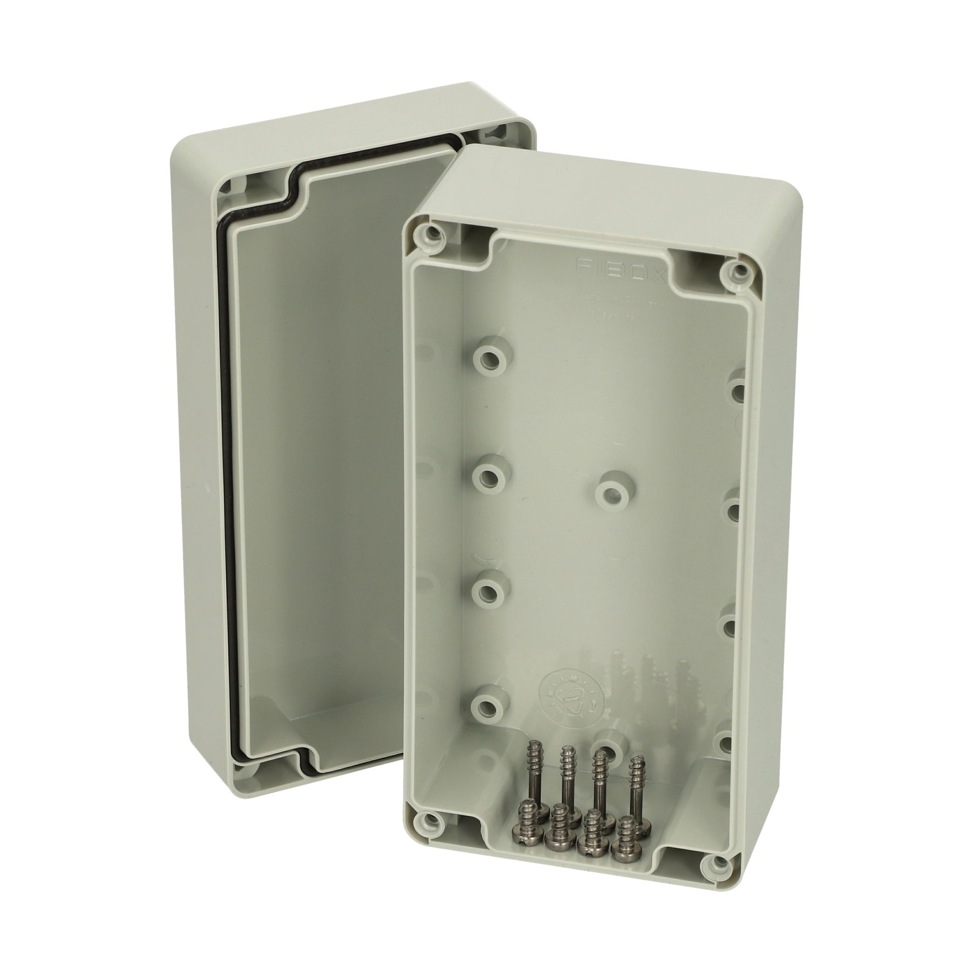 AB 081607 enclosure Enclosure, ABS Grey cover