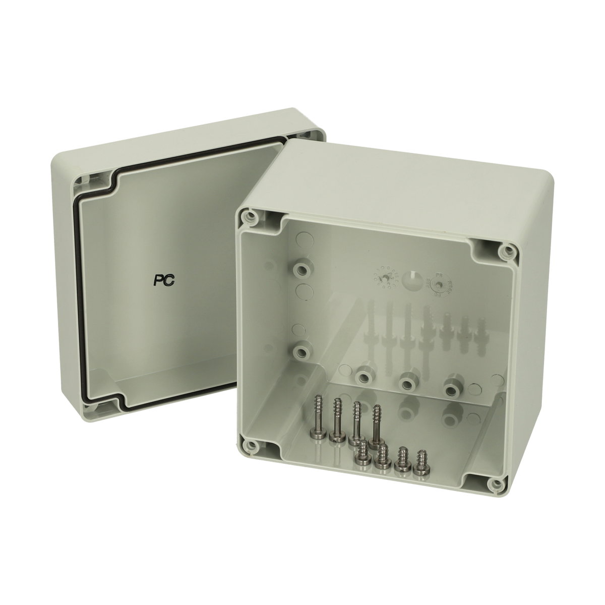 AB 121210 enclosure Enclosure, ABS Grey cover