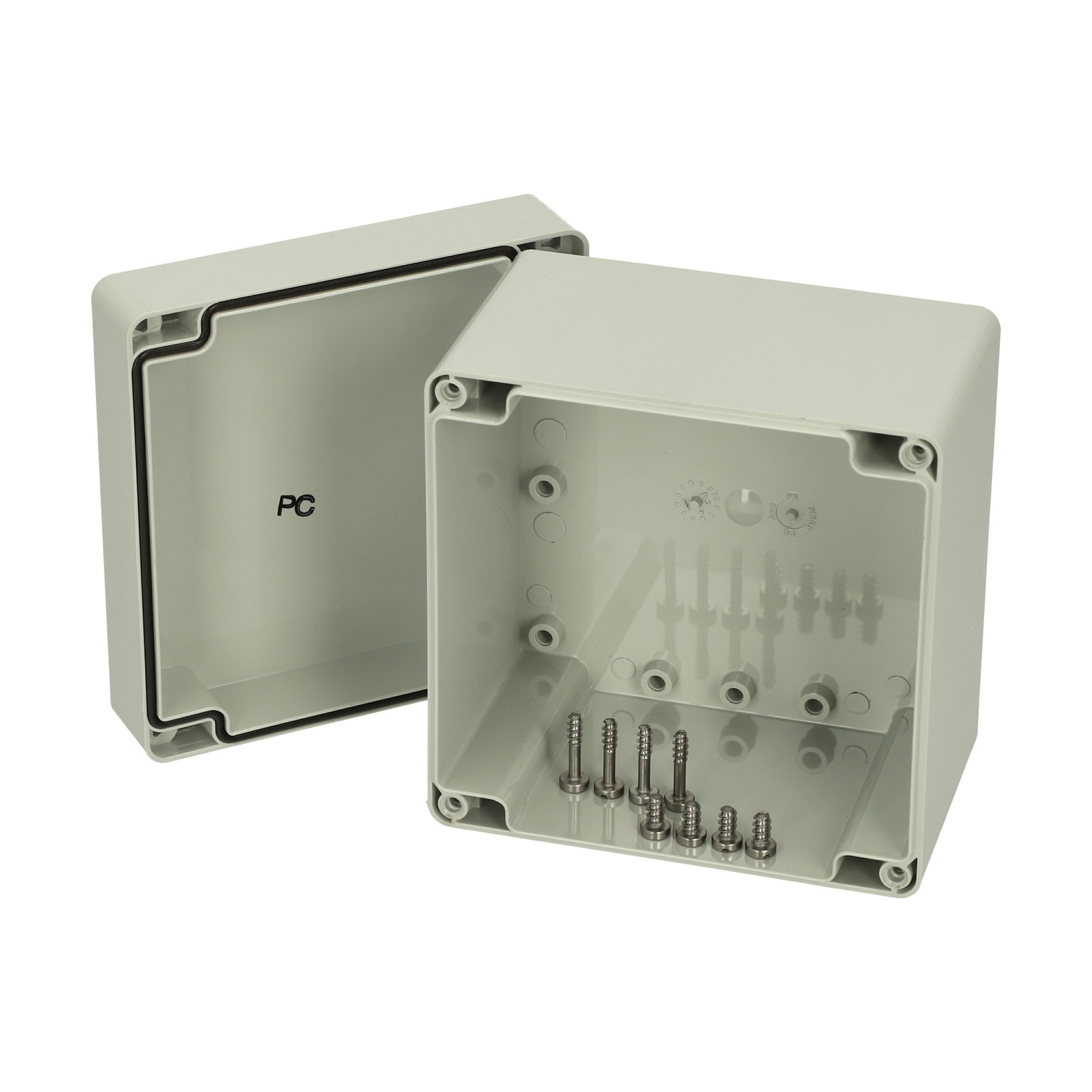 AB 121210 enclosure Enclosure, ABS Grey cover