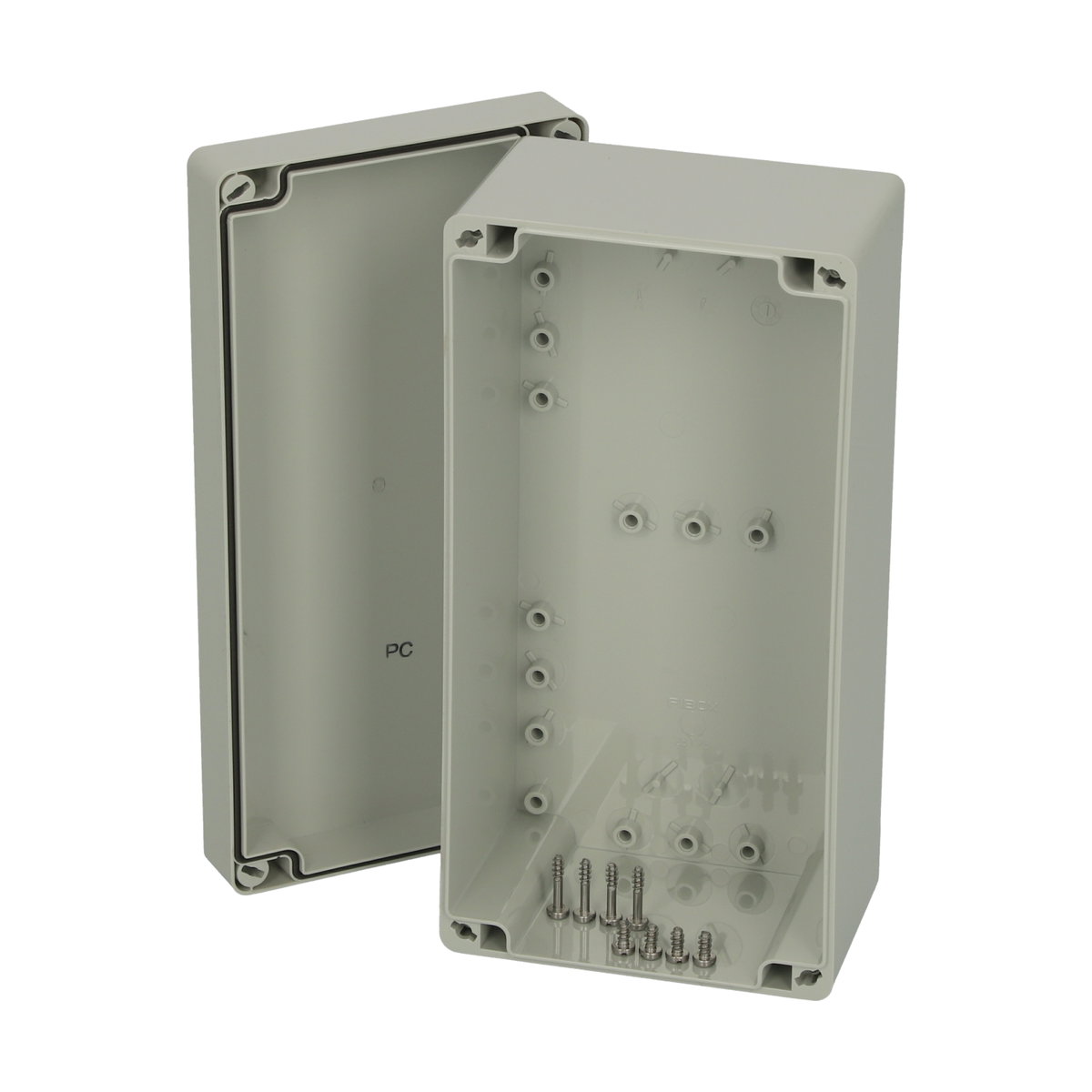 AB 122410 enclosure Enclosure, ABS Grey cover