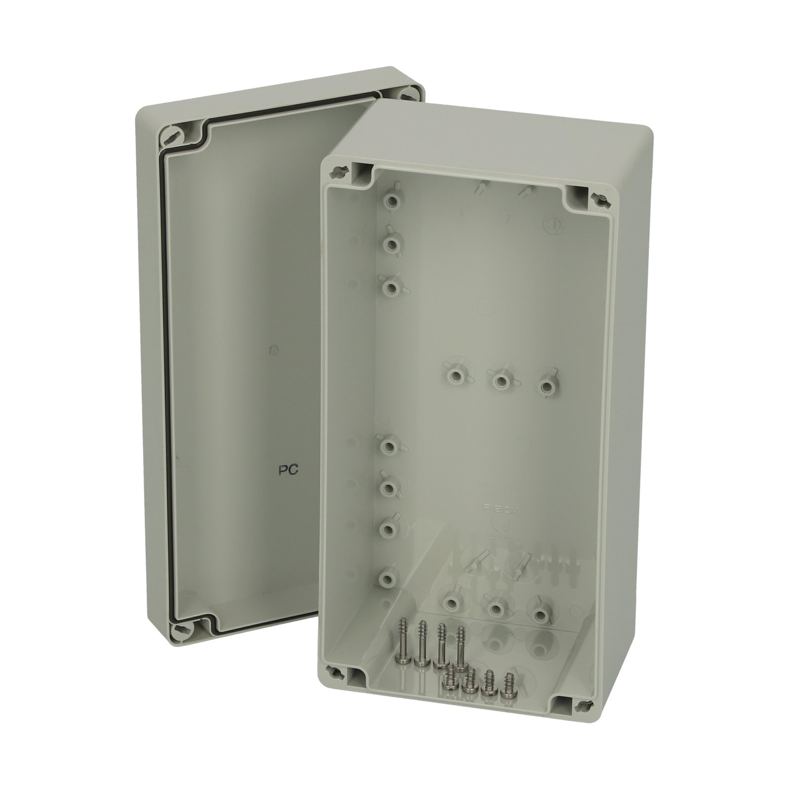 AB 122410 enclosure Enclosure, ABS Grey cover