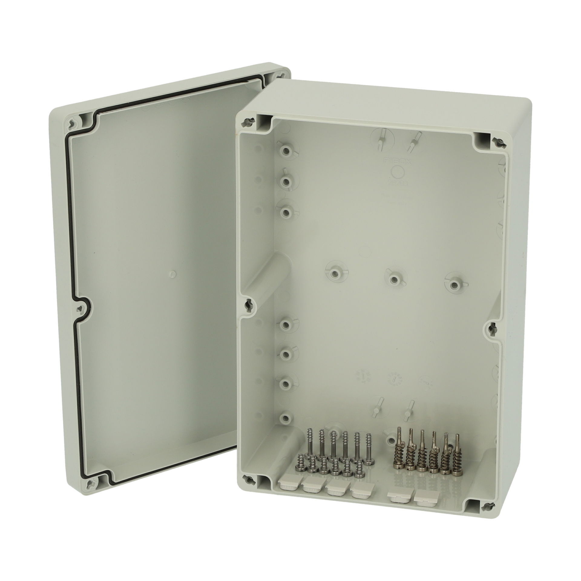 ABQ3 162409 enclosure Enclosure, ABS Grey cover (quick-locking)