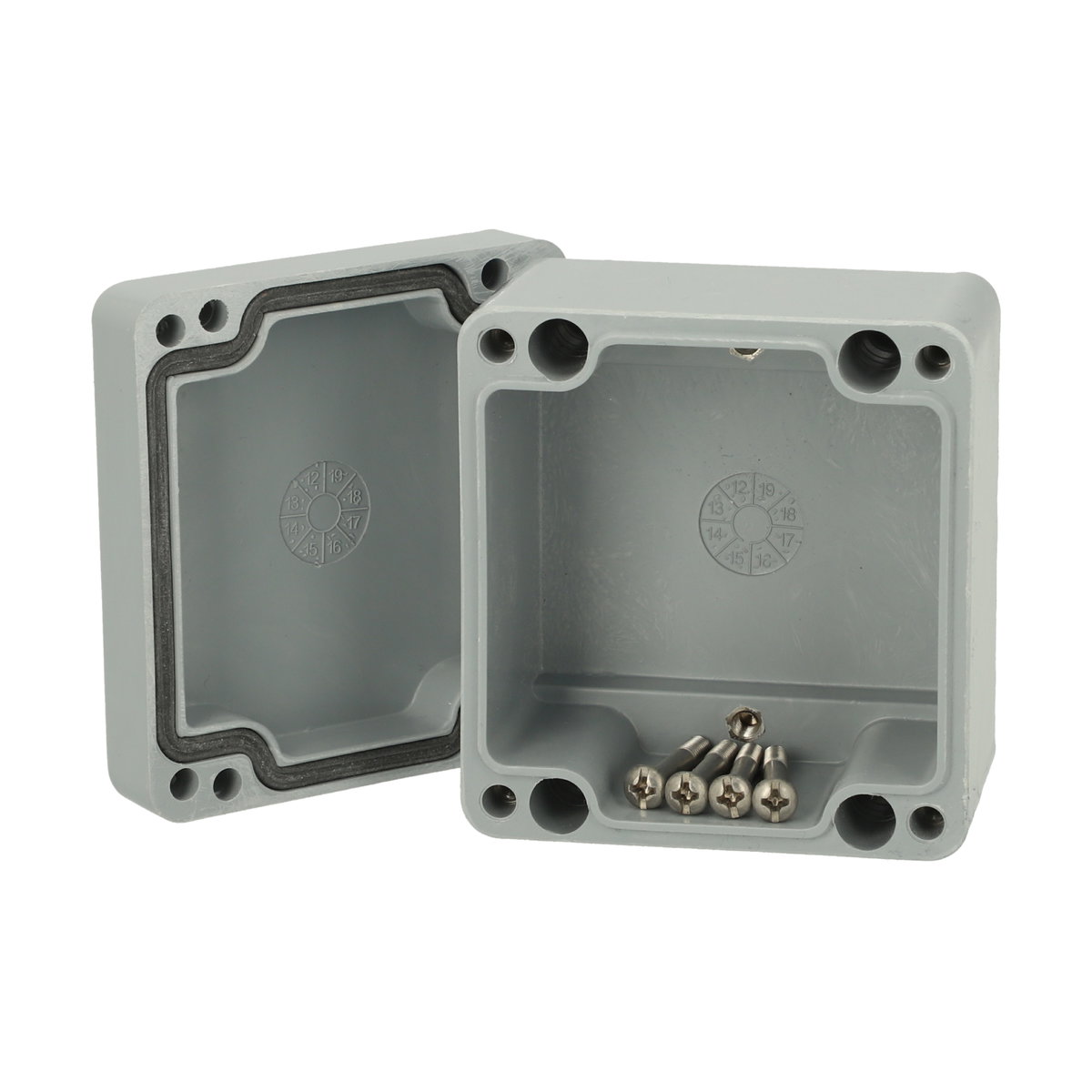 P 080806 enclosure Enclosure, polyester Grey cover