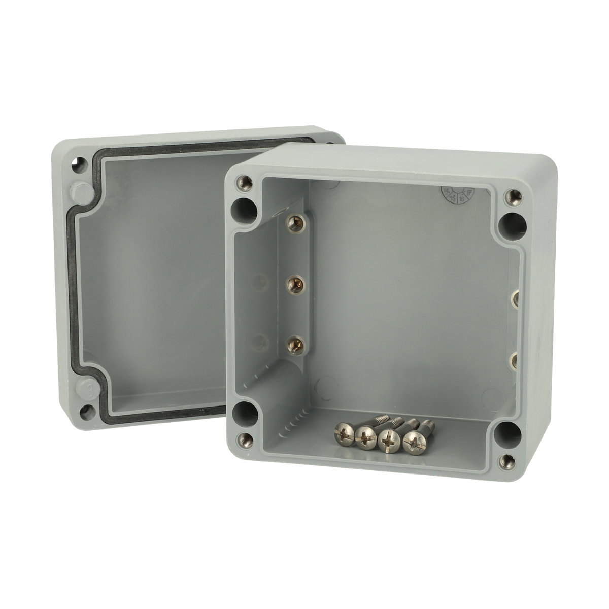 P 121209 enclosure Enclosure, polyester Grey cover