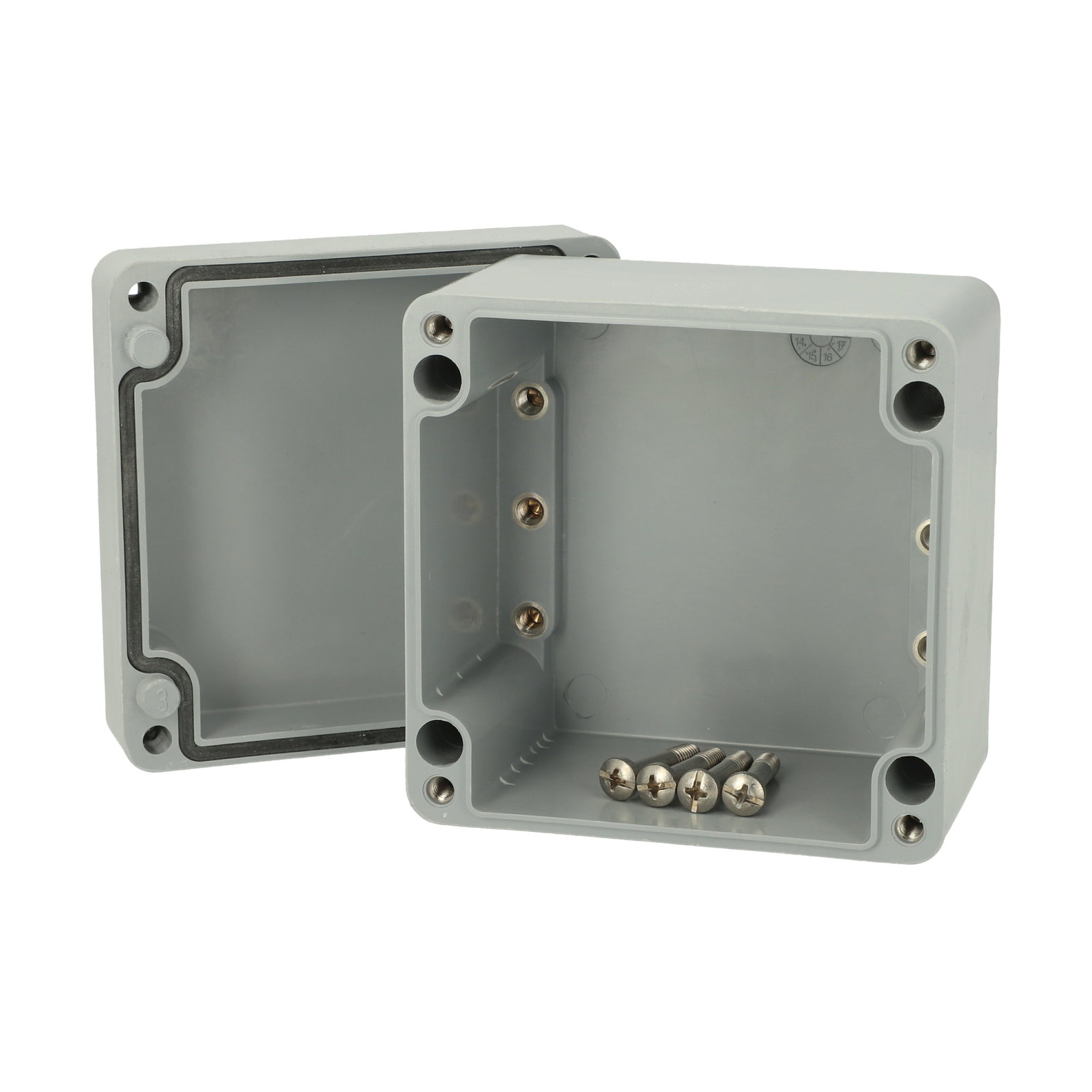 P 121209 enclosure Enclosure, polyester Grey cover