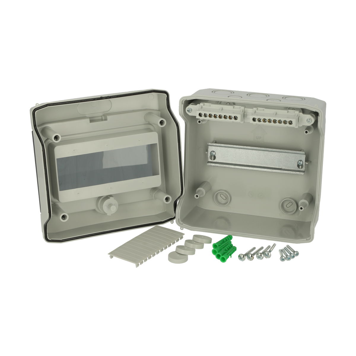 MCE65 8M Enclosures IP65 - Surface mounting 8 modules, 1 row