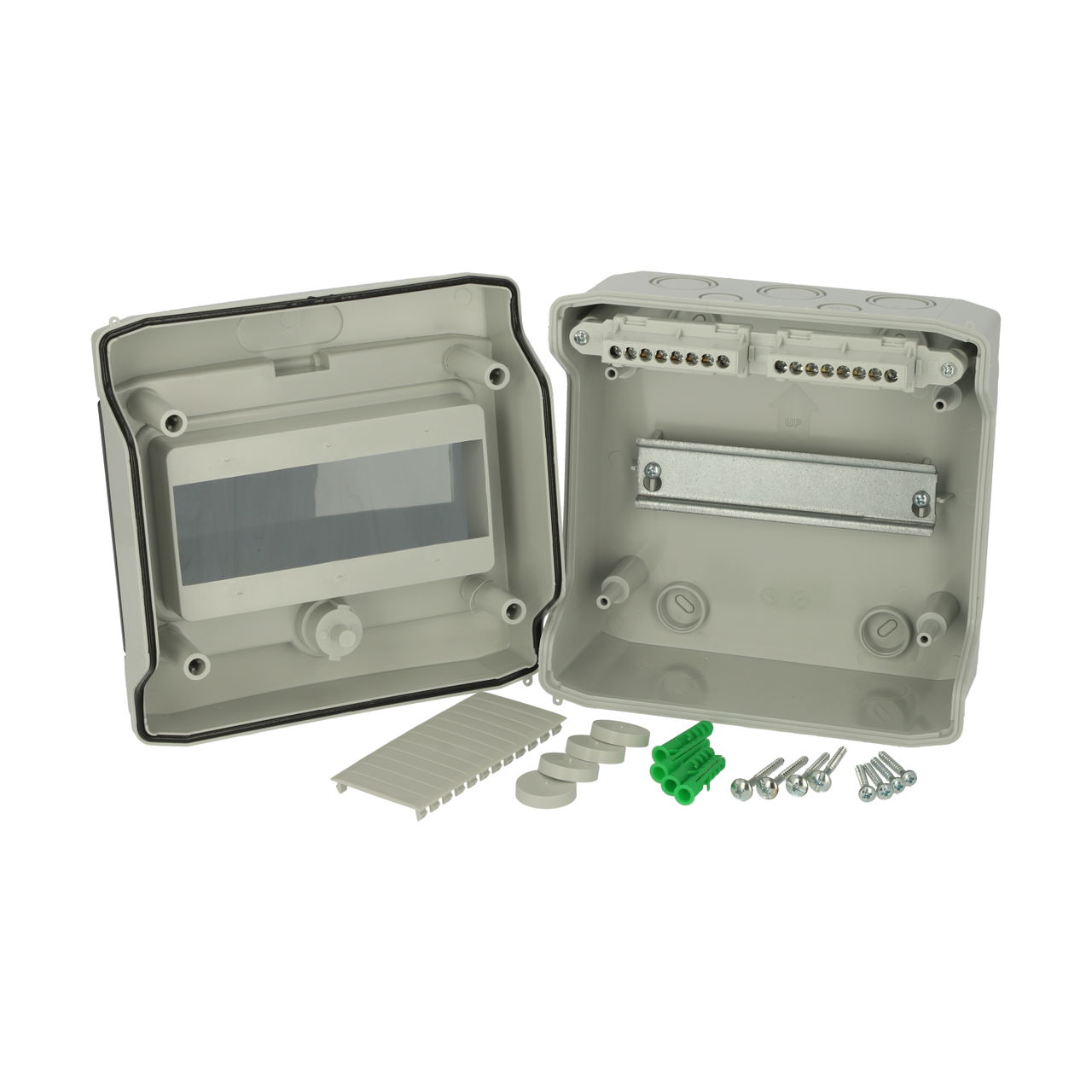 MCE65 8M Enclosures IP65 - Surface mounting 8 modules, 1 row