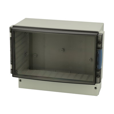PC 25/22-3 enclosure Enclosure, PC Smoked transparent hinged cover