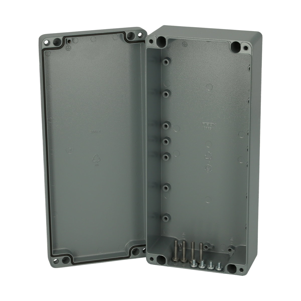 ALN 163609 complete Enclosure, aluminium Aluminium