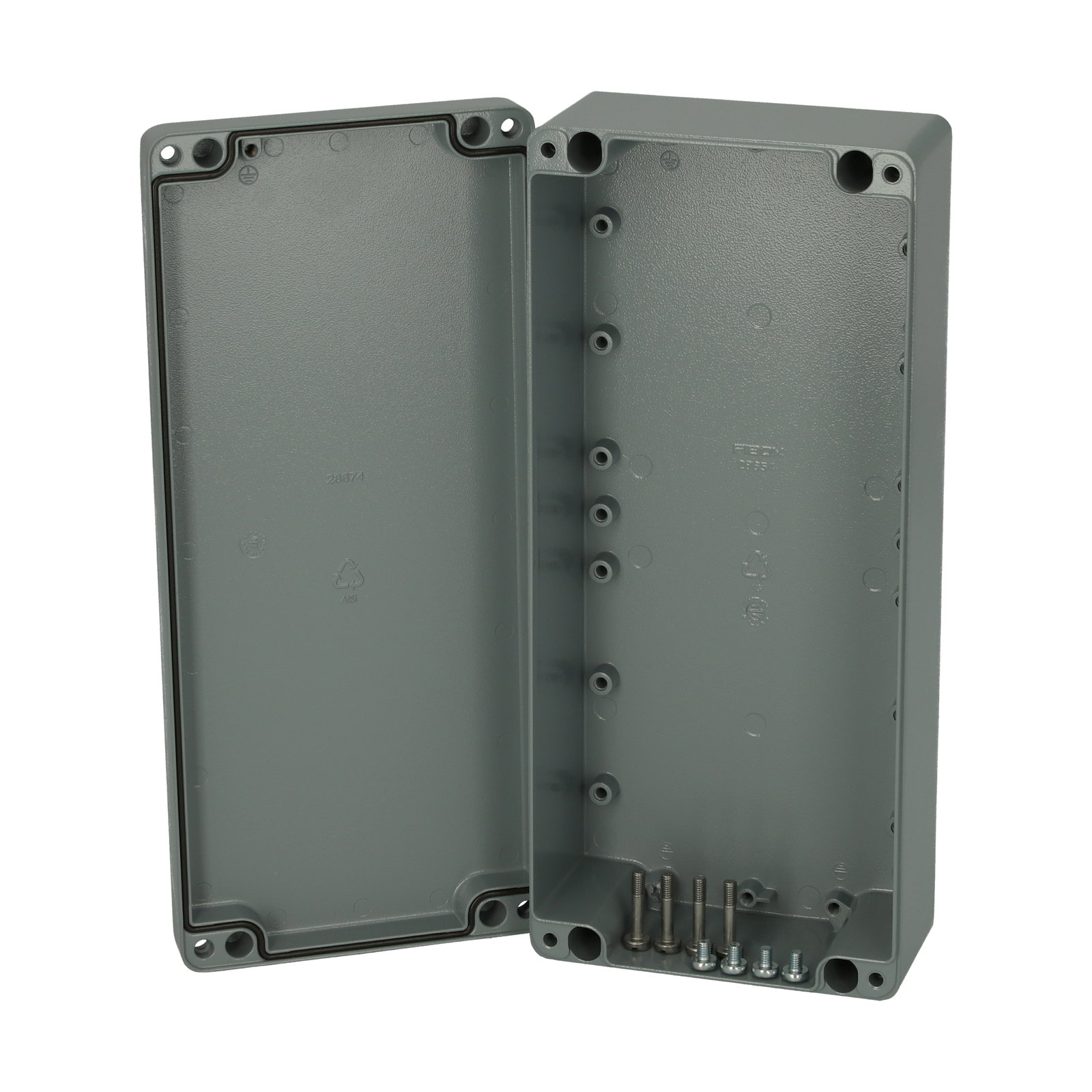 ALN 163609 complete Enclosure, aluminium Aluminium