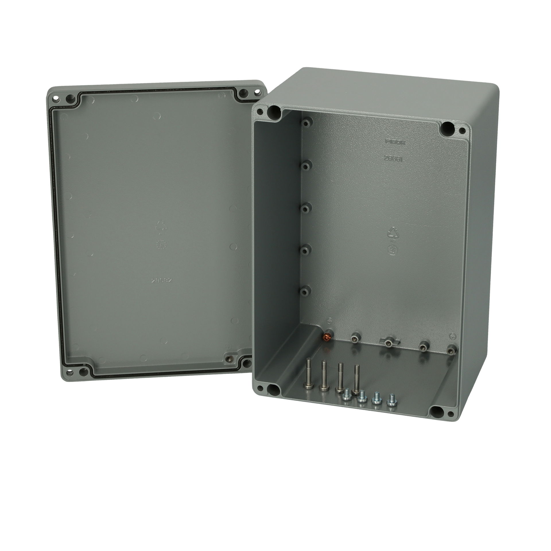 ALN 233318 complete Enclosure, aluminium Aluminium