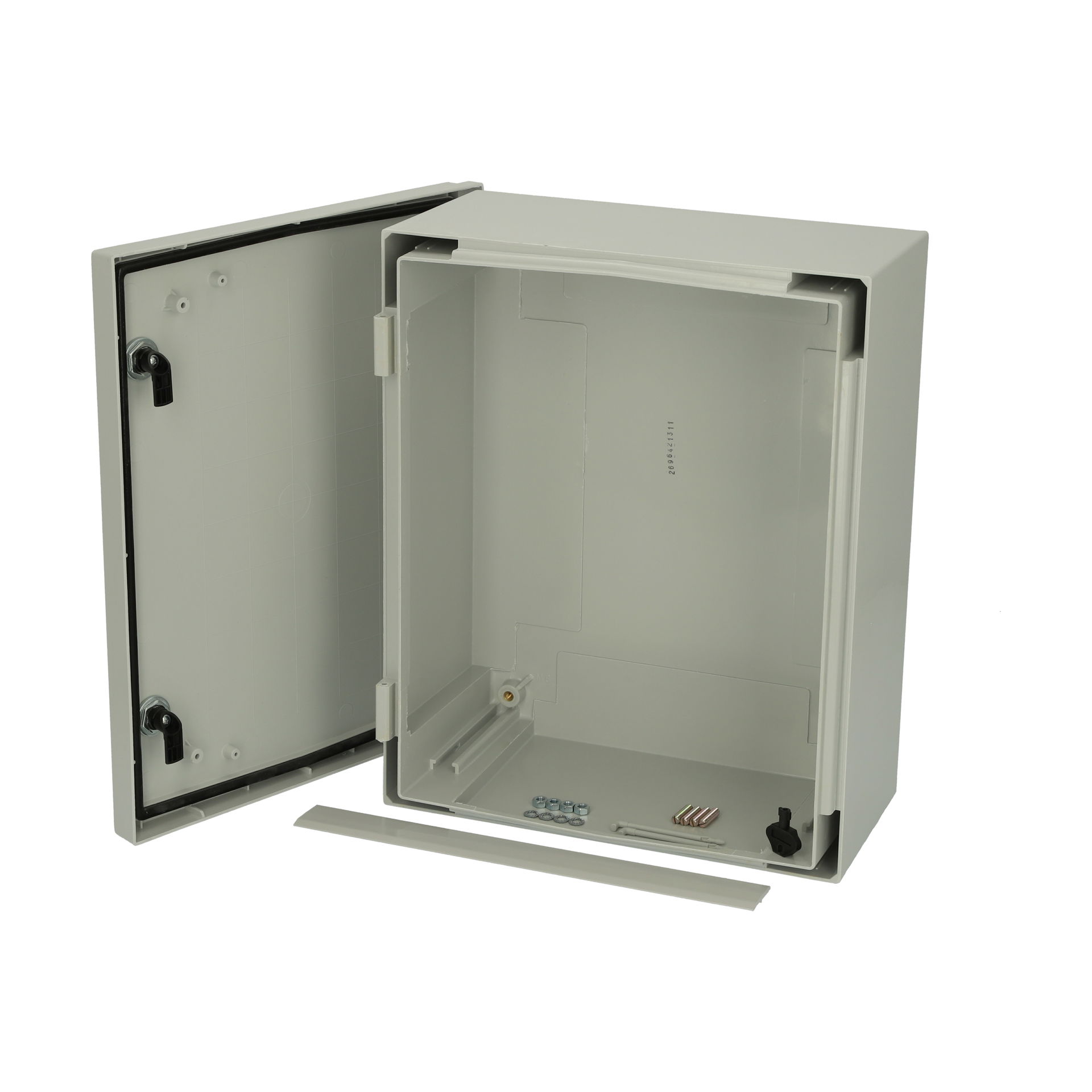 CAB P 504023 cabinet Polyester cabinet Grey door