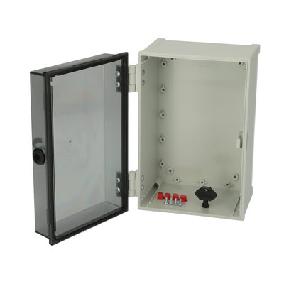 CAB PC 302018 T3B cabinet Cabinet, PC, Smoked transparent door Lock on the long side