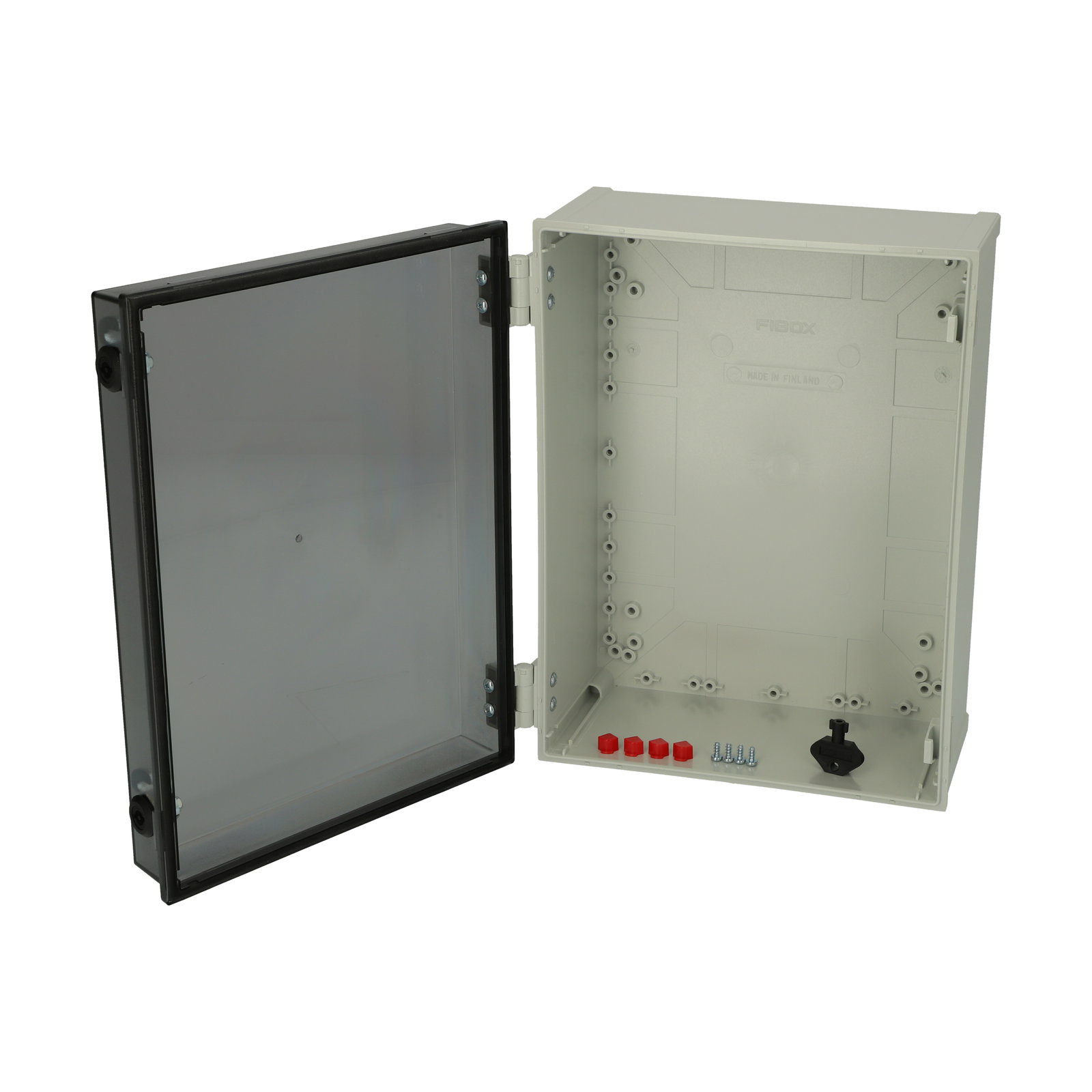 CAB PC 403018 T3B cabinet Cabinet, PC, Smoked transparent door Locks on the long side
