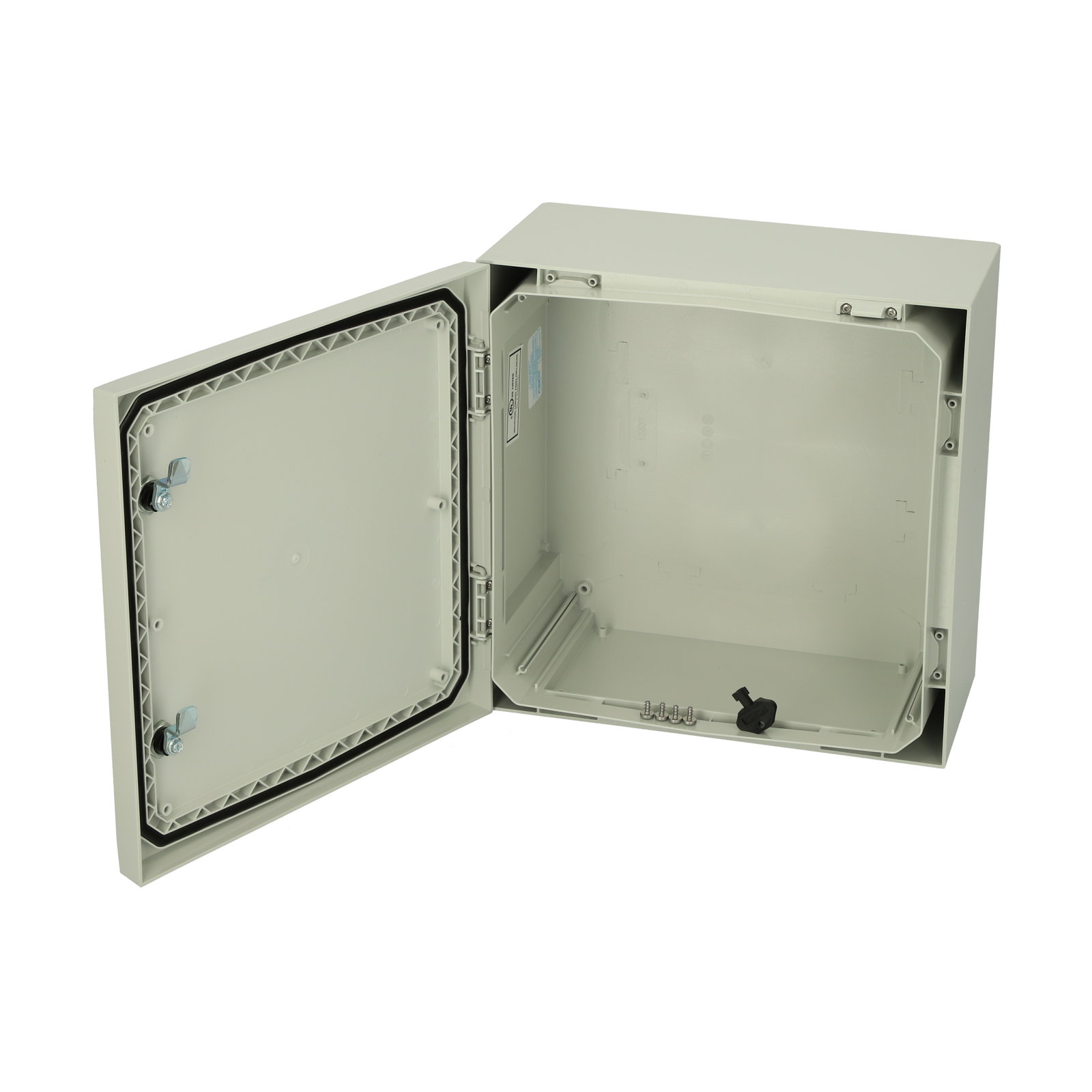 ARCA 404021 No MP Cabinet, PC Grey cover, 2-point locking, without mountingplate