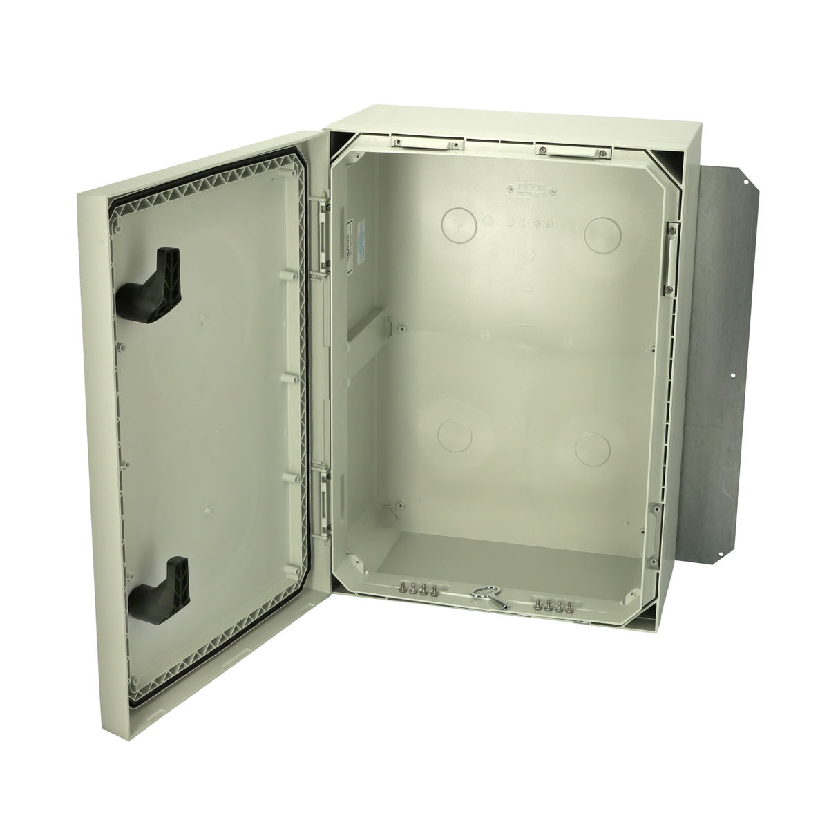 ARCA 705030 Cabinet, PC Grey cover, 2-point locking, hinges on the long side
