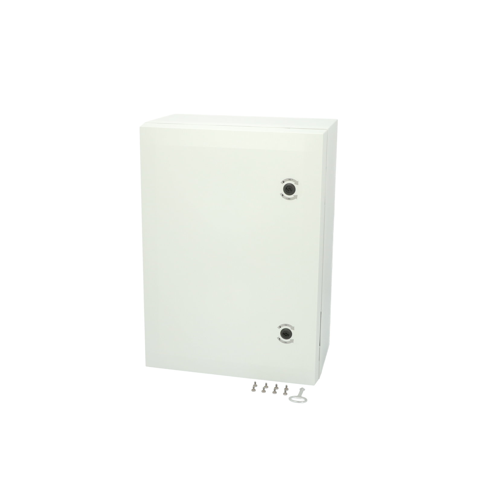 ARCA 705030 No MP Cabinet, PC Grey cover, 2-point locking, hinges on the long side, without mountingplate