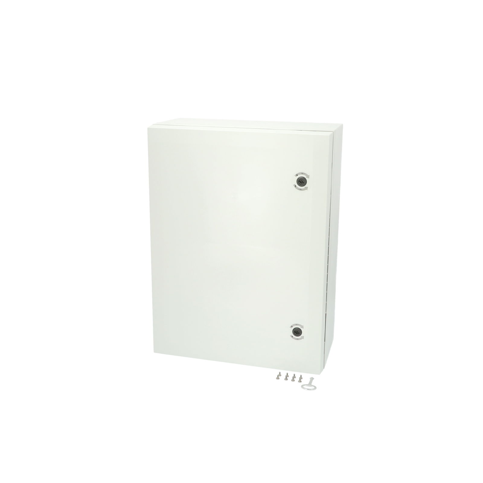 ARCA 806030 No MP Cabinet, PC Grey cover, 2-point locking, hinges on the long side, without mountingplate