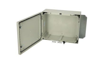 ARCA 405021 Cabinet, PC Grey cover, 2-point locking, hinges on the short side