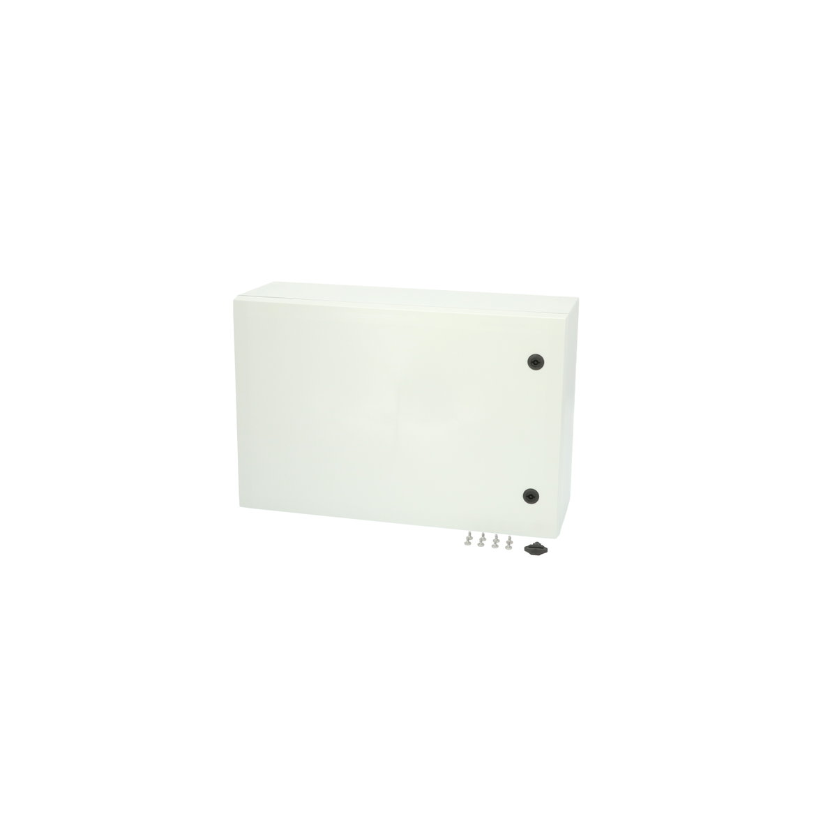 ARCA 406021 No MP Cabinet, PC Grey cover, 2-point locking, hinges on the short side, without mountingplate