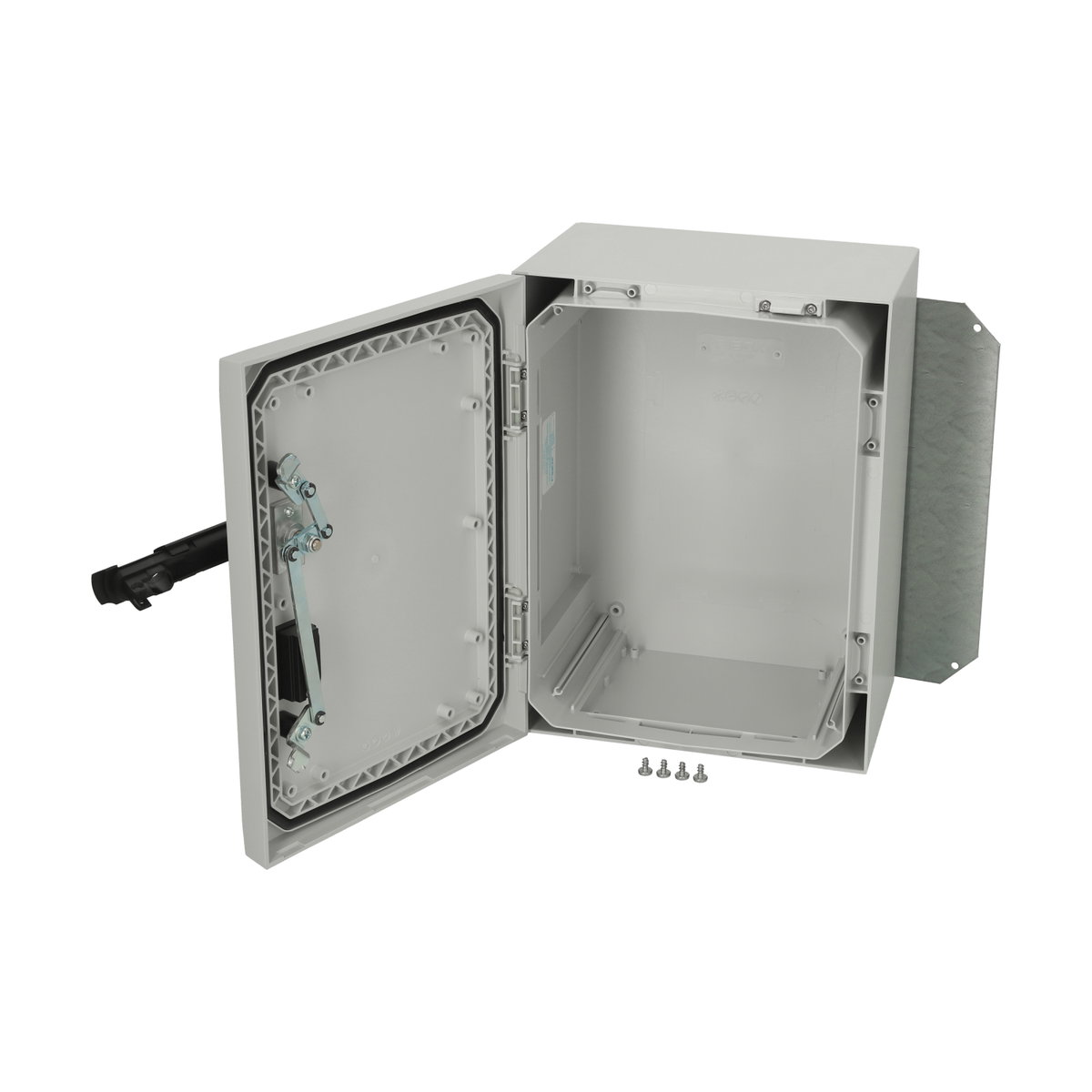 ARCA 403021S Cabinet, PC Grey cover, Swinghandle, hinges on the long side
