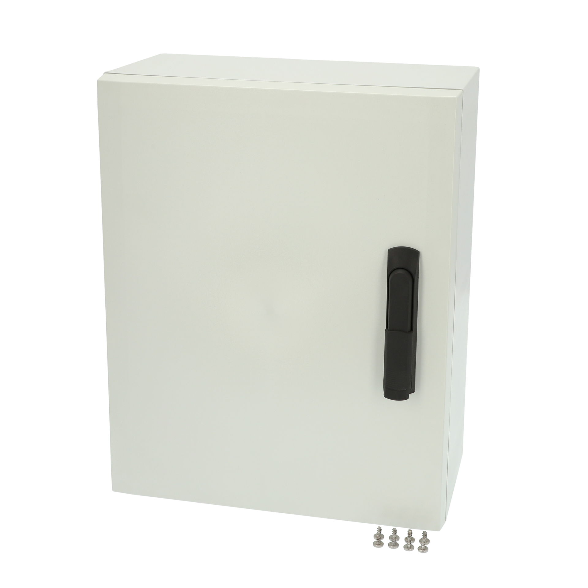 ARCA 504021S No MP Cabinet, PC Grey cover, Swinghandle, hinges on the long side, without mountingplate