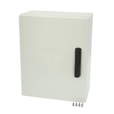 ARCA 504021S No MP Cabinet, PC Grey cover, Swinghandle, hinges on the long side, without mountingplate