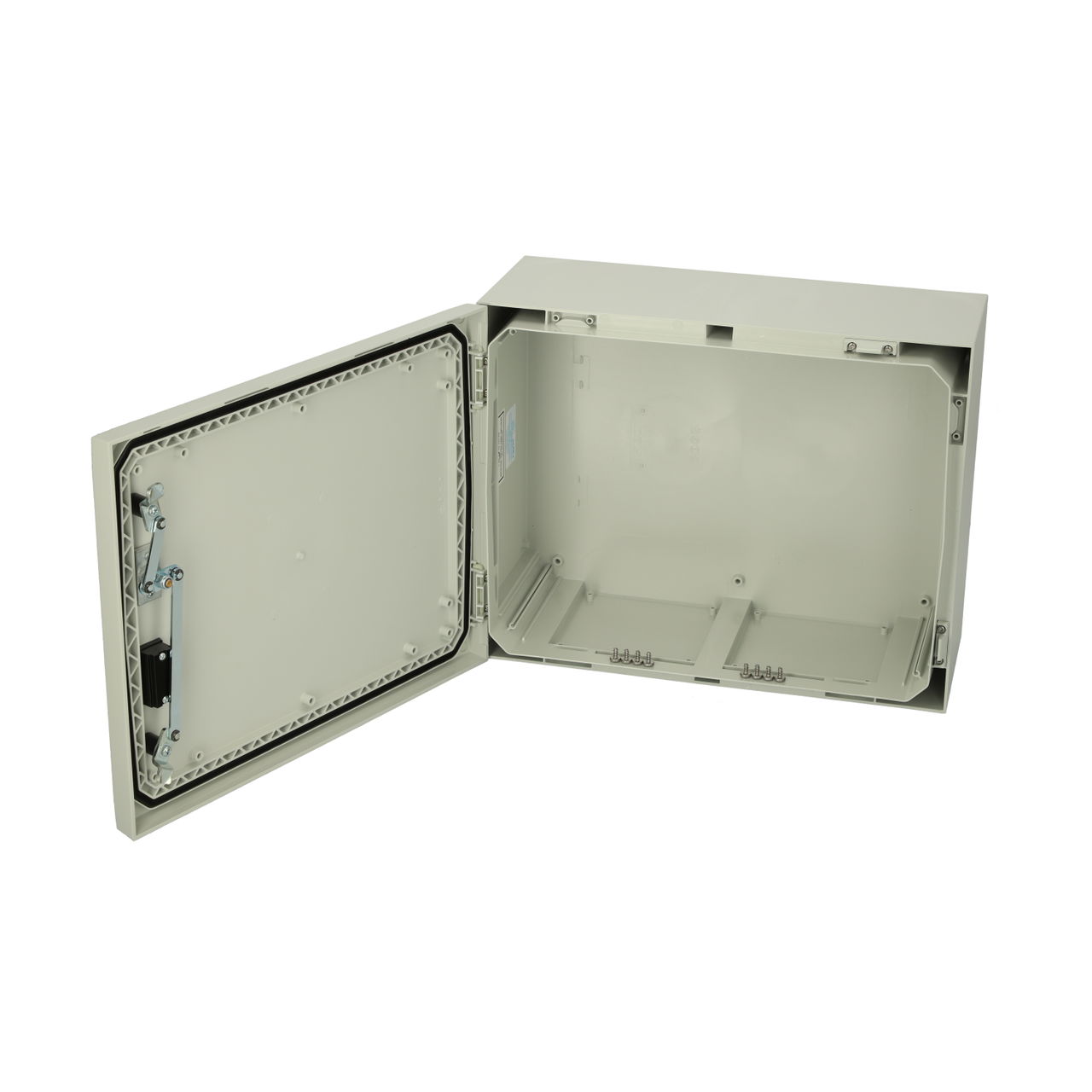 ARCA 405021S No MP Cabinet, PC Grey cover, Swinghandle, hinges on the short side, without mountingplate