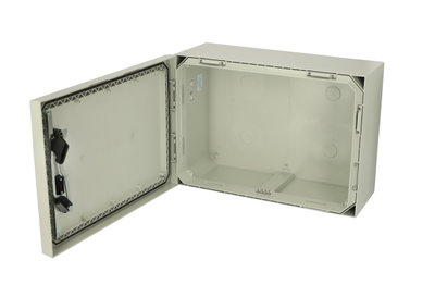 ARCA 507030S Cabinet, PC Grey cover, Swinghandle, hinges on the short side