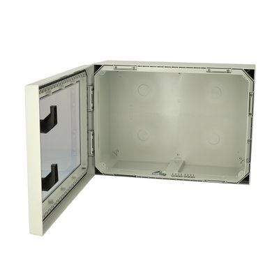 ARCA 507030W No MP Cabinet, PC Grey cover with window, 2-point locking, hinges on the short side, without mountingplate