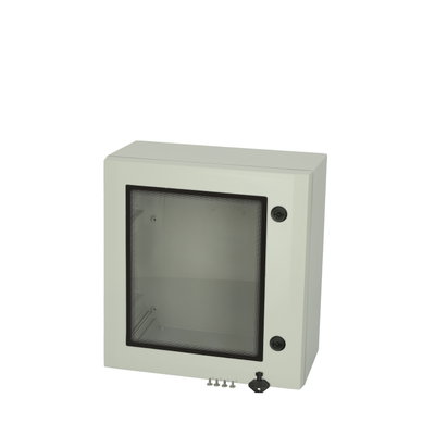ARCA 505021W No MP Cabinet, PC Grey cover with window, 2-point locking, without mountingplate