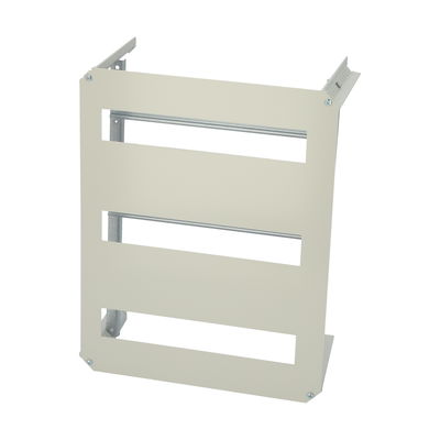 DRS ARCA 504021 DIN rail frame set 3 rows x 16 modules, for size 500x400x210