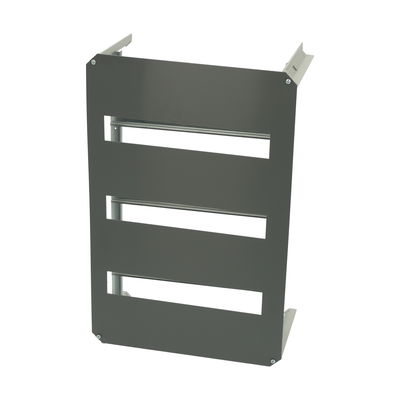 DRS ARCA 604021 DIN rail frame set 3 rows x 16 modules, for size 600x400x210