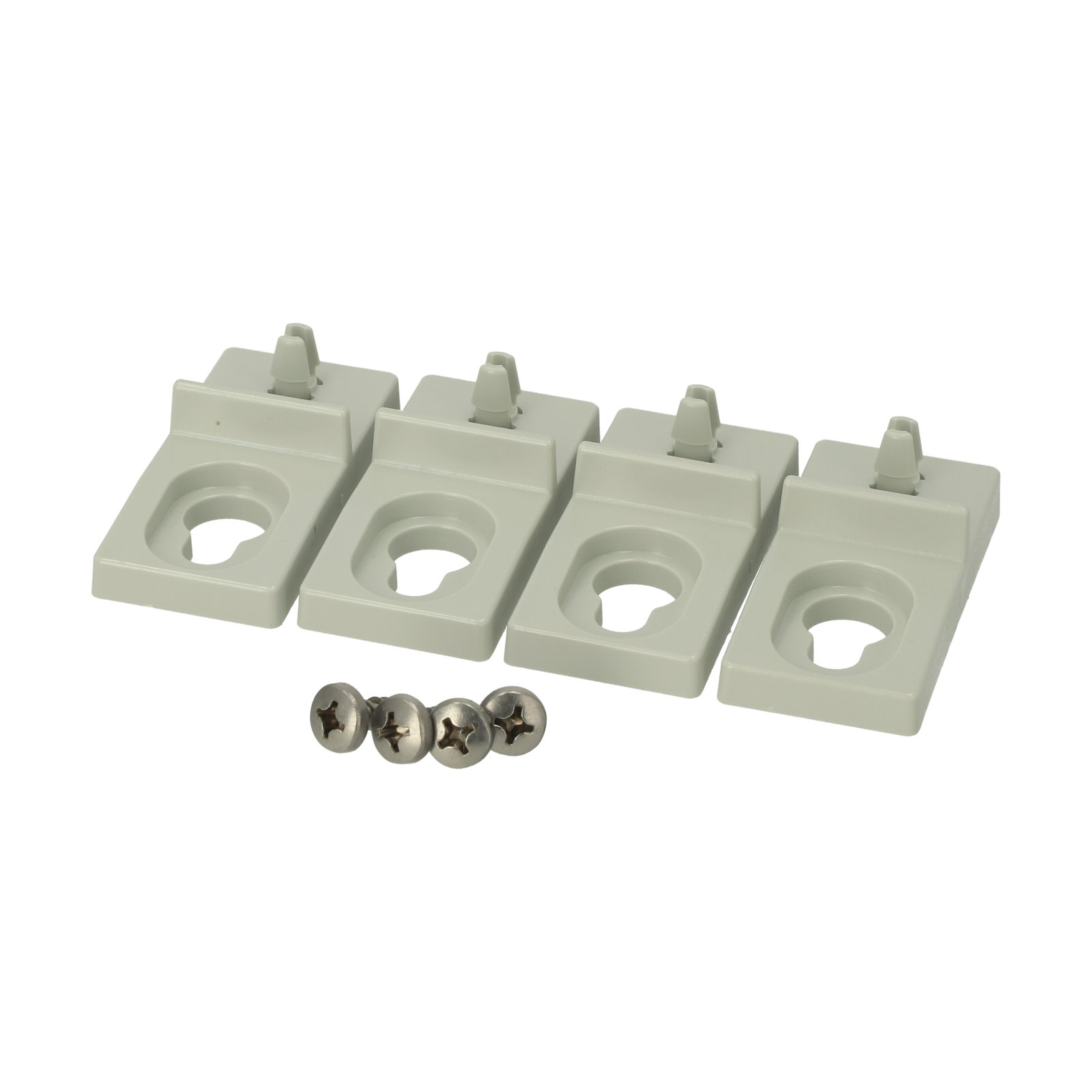 WMKQ10S Plastic Wall mounting lugs set Adds 10 mm between wall and cabinet