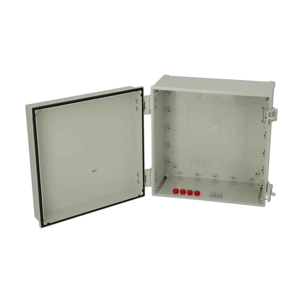 CAB ABS 303018 G cabinet Cabinet, ABS, Grey door Latches on the long side