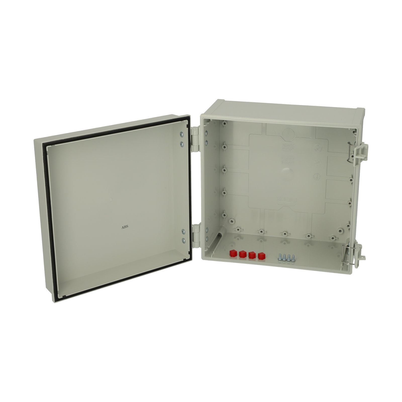 CAB ABS 303018 G cabinet Cabinet, ABS, Grey door Latches on the long side