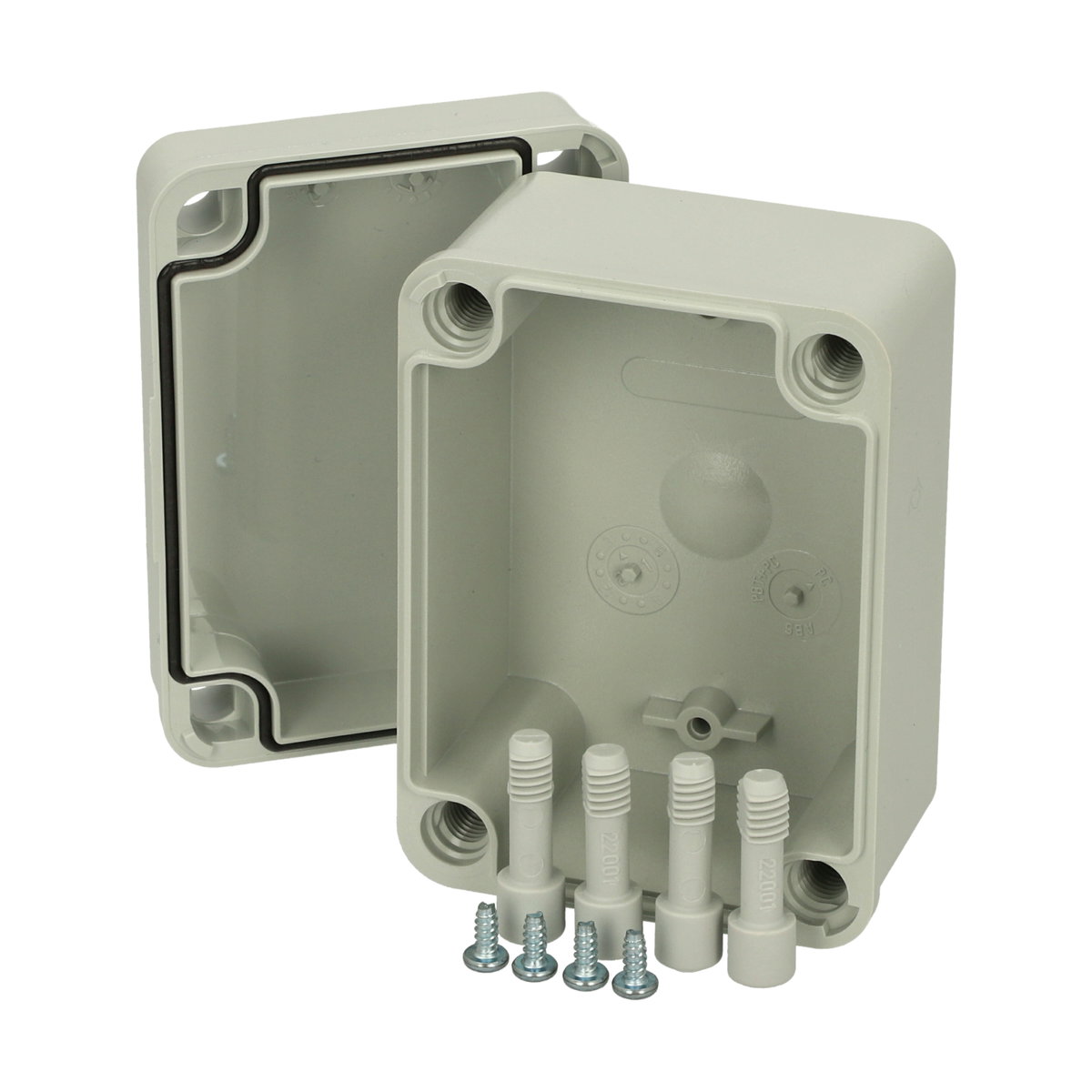 PC B 65 G enclosure Enclosure, PC Grey cover