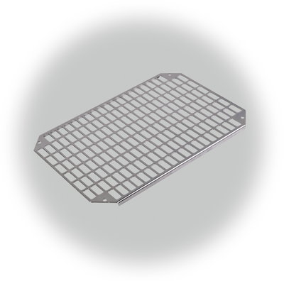 MPP ARCA 3020 Mounting plate perforated (250x150x2 mm - 26x11 mm) Galvanized steel, for size 300x200x150