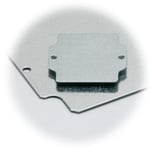 PM 0808 mounting plate Mounting plate, for enclosures: 80x75x55