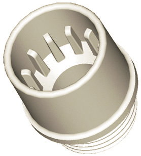 IES Tube entry socket for JB 6 M20 grey, for tube Ø 16 mm, for tube Ø 20 mm