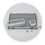 L 24 II window Window for 24 modules Smoked transparent cover