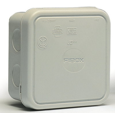 JB 2.5 WH Junction box 2.5 mm², PP, white Integrated membranes