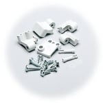 MB 10622 EK-hinge set 2 PC Hinge set, 1 pair incl. screws and drill template