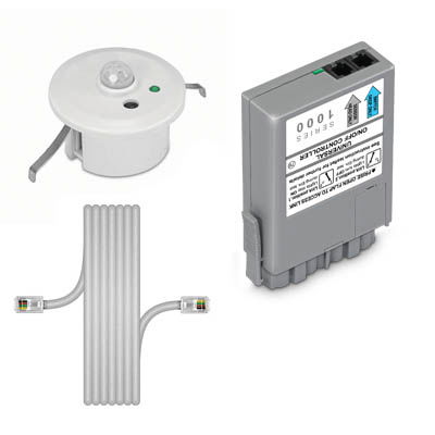 Flex7 - PIR Occupancy Sensor Kit: control module  occupancy + daylight sensor  5m sensor lead
