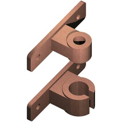 15MM ALU ROD BRACKETS (BS1490-LM6)