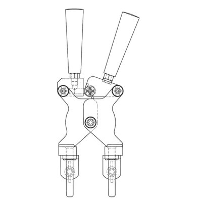 HANDLE CLAMP FOR USE ON PRICE KEY 8