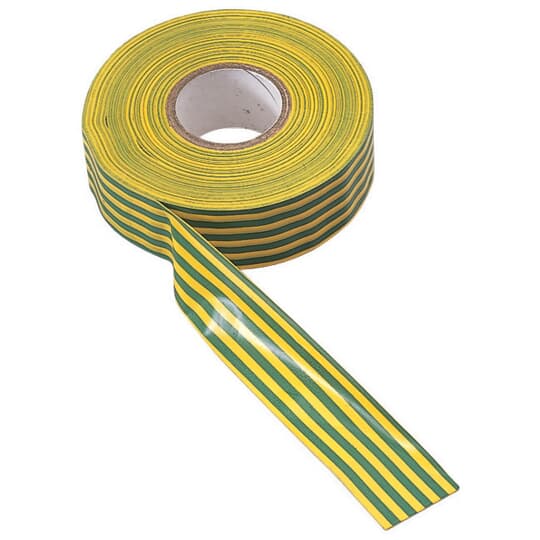 25MMX33 MTCOIL GRN/YEL PVC WRAPING