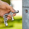 KNIPEX 00 11 01 TwinKey® Control Cabinet Key for all standard cabinets and shut-off systems 92 mm