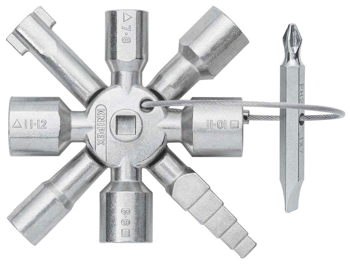 KNIPEX 00 11 01 TwinKey® Control Cabinet Key 92 mm – Image 3 of 7